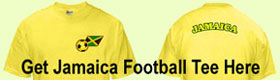 jamaica football tee